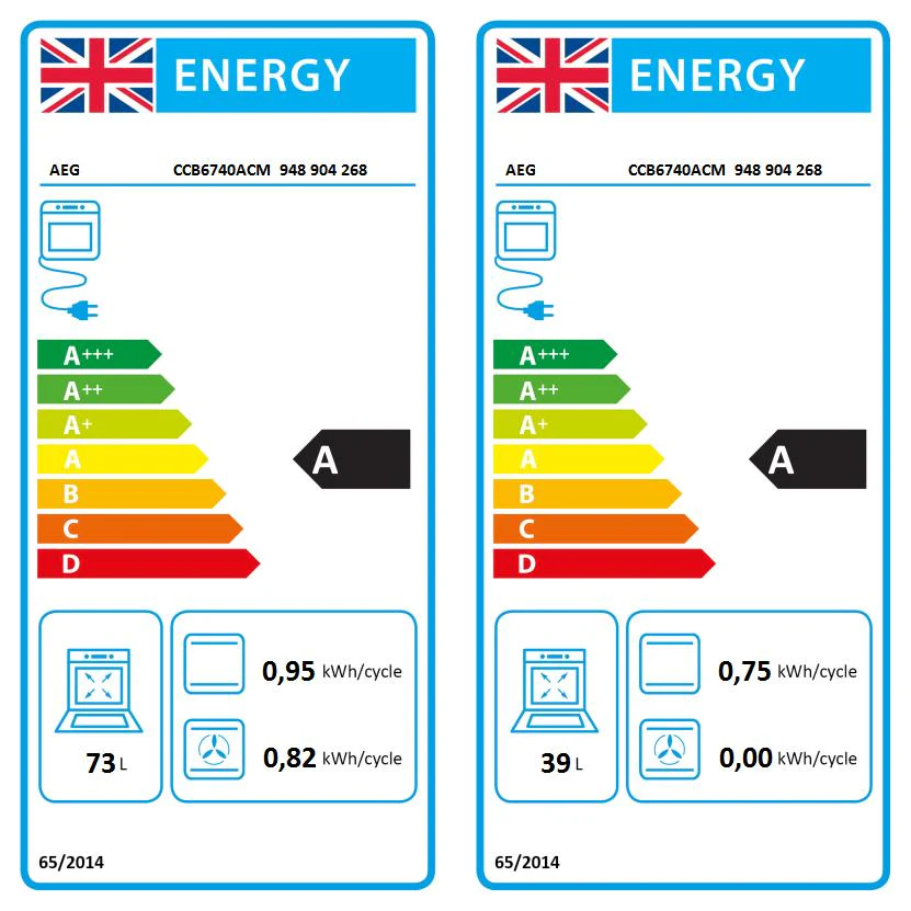 AEG CCB6740ACM Stainless Steel Freestanding Electric Cooker - Image 7