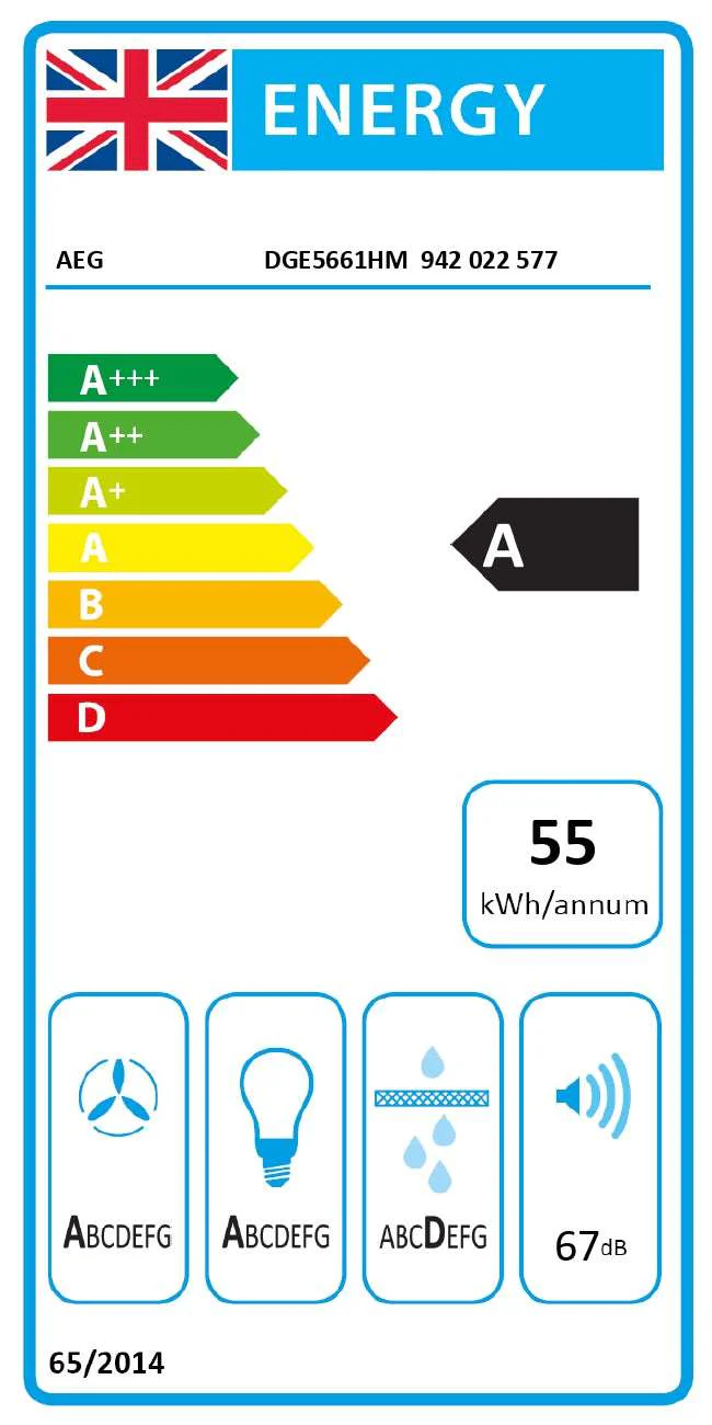 AEG DGE5661HM Canopy Hood - Image 6