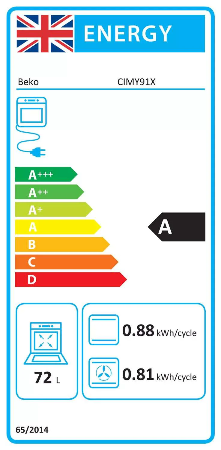 Beko CIMY91X Built In Electric Single Oven - Image 5