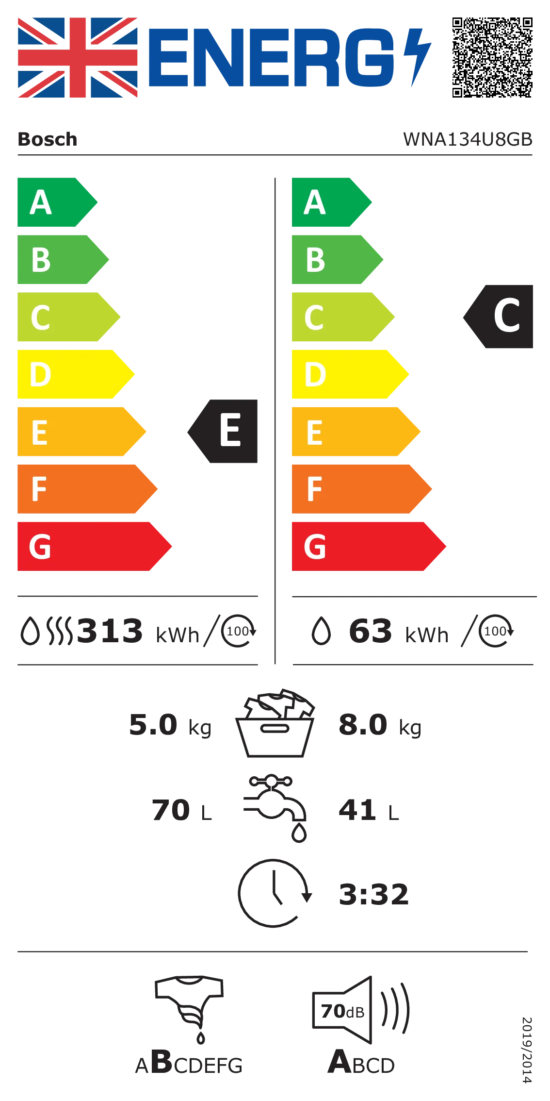 Bosch WNA134U8GB Washer Dryer - Image 8