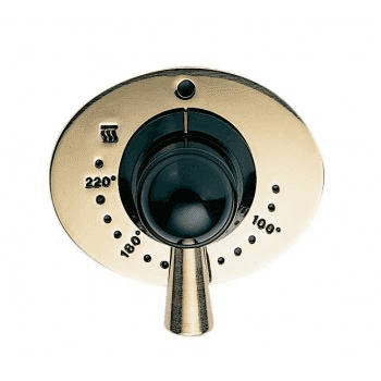 Falcon Deluxe 90cm Dual Fuel Range Cooker Cream with Brass - Image 3