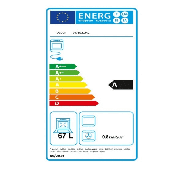 Falcon Deluxe 90cm Dual Fuel Range Cooker Cherry Red with Nickel - Image 3