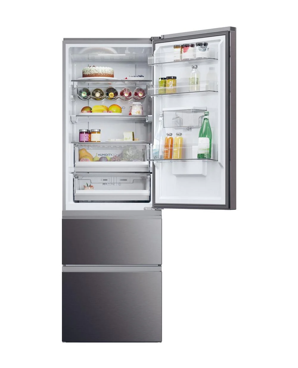 Haier HTW5618EWMP Freestanding Fridge Freezer - Image 3