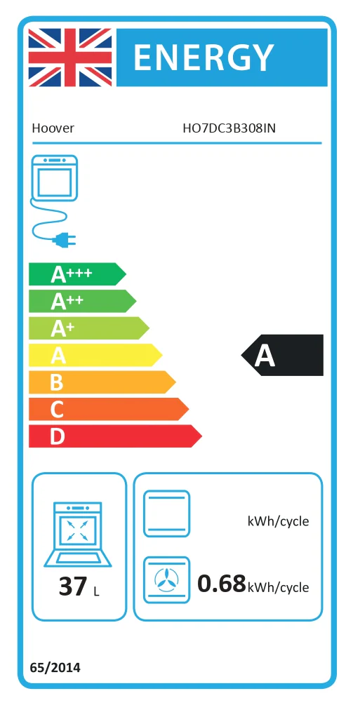 Hoover HO7DC3B308IN Built Under Electric Double Oven - Image 8