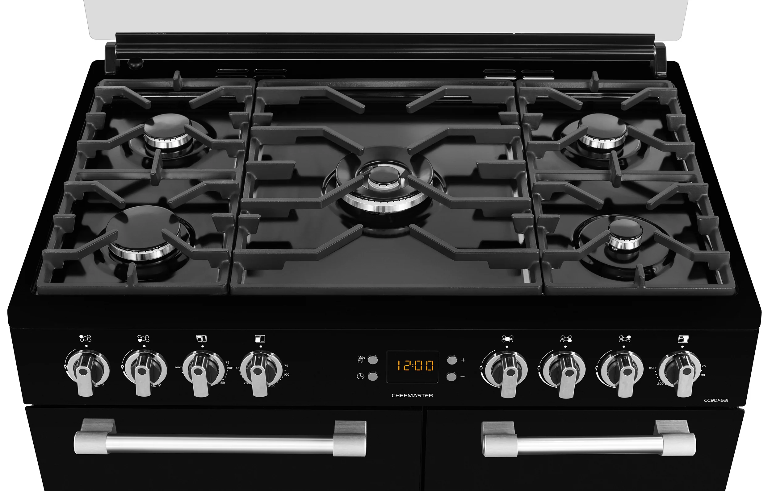Leisure Chefmaster 90cm Dual Fuel Range Cooker Black CC90F531K - Image 3