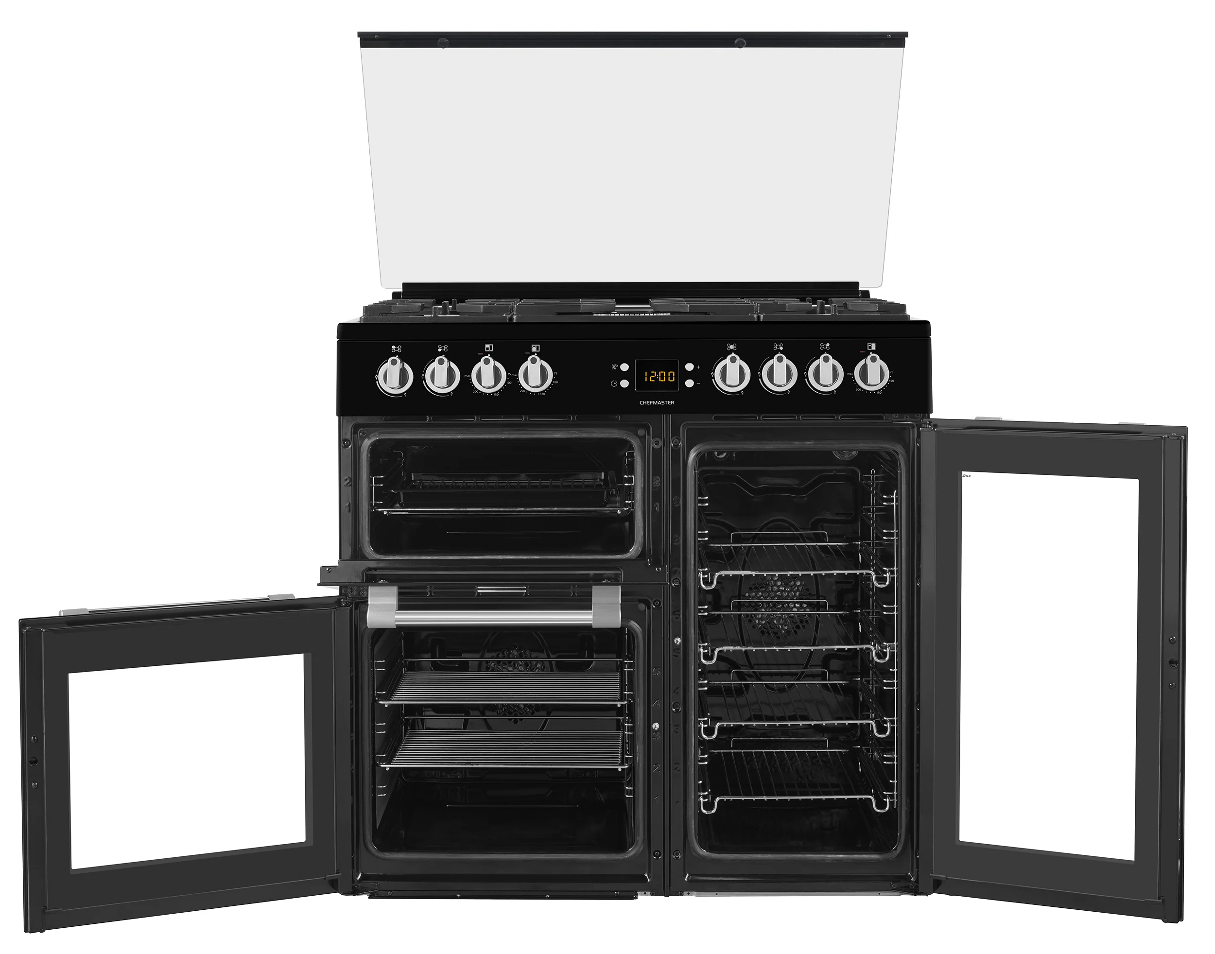 Leisure Chefmaster 90cm Dual Fuel Range Cooker Black CC90F531K - Image 5