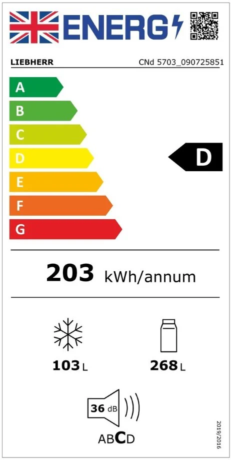 Liebherr CNd5703 Freestanding Fridge Freezer - Image 6