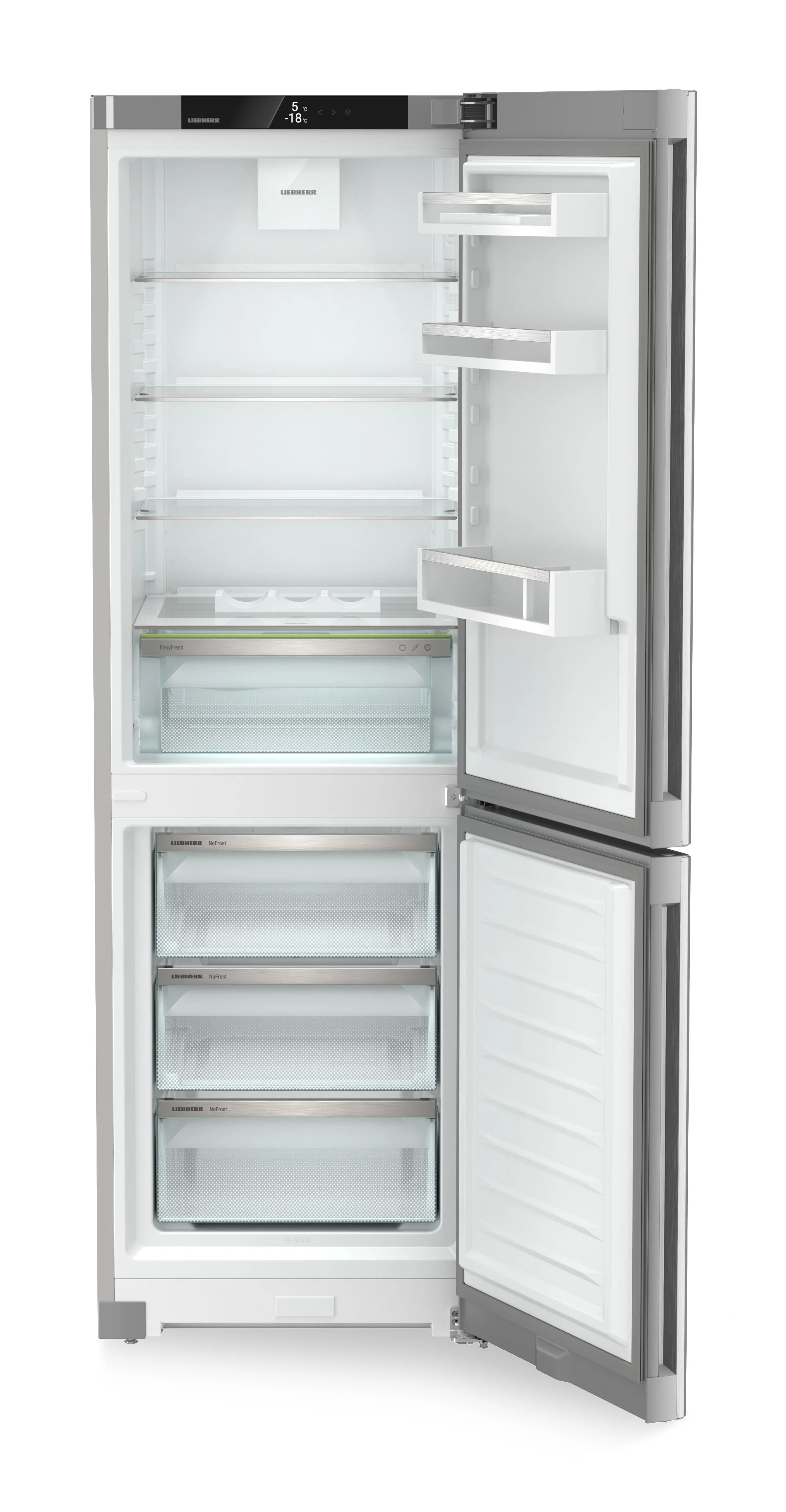 Liebherr Pure CNsfd5203 Freestanding Silver 70/30 Frost Free Fridge Freezer - Image 3