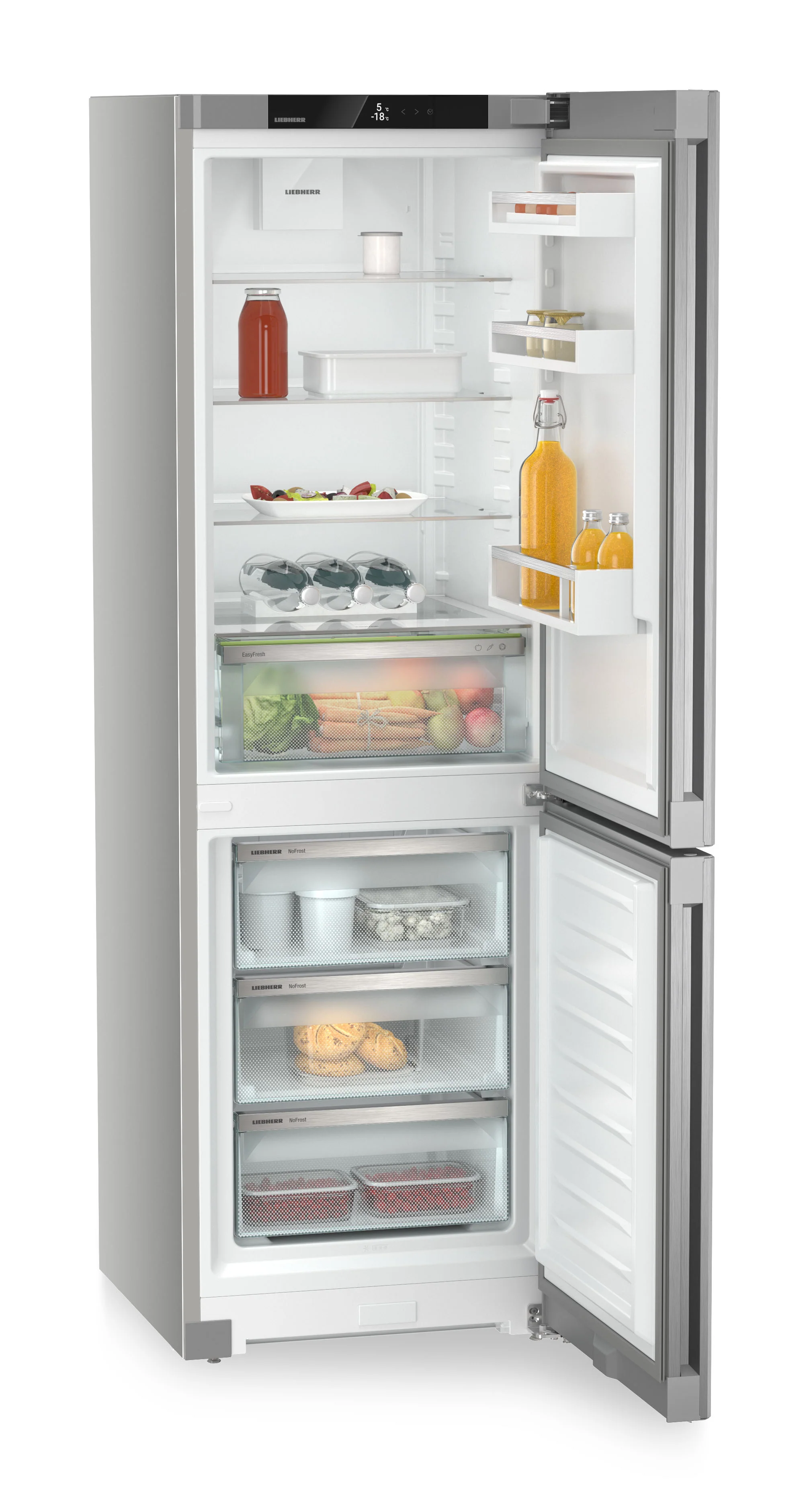 Liebherr Pure CNsfd5203 Freestanding Silver 70/30 Frost Free Fridge Freezer - Image 5