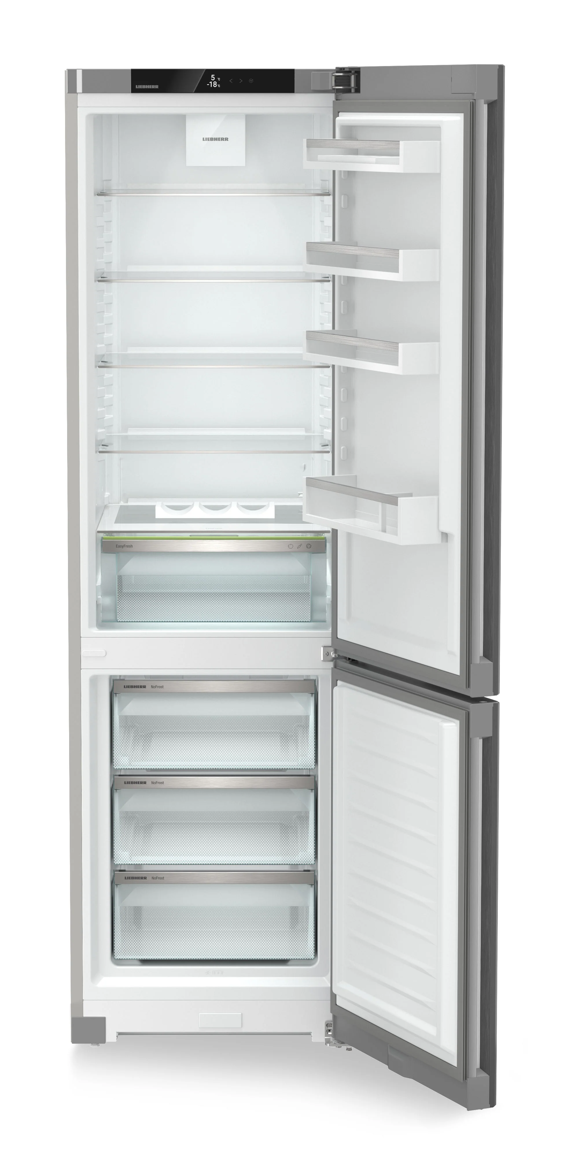 Liebherr Pure CNsfd5703 Freestanding Silver 70/30 Frost Free Fridge Freezer - Image 3