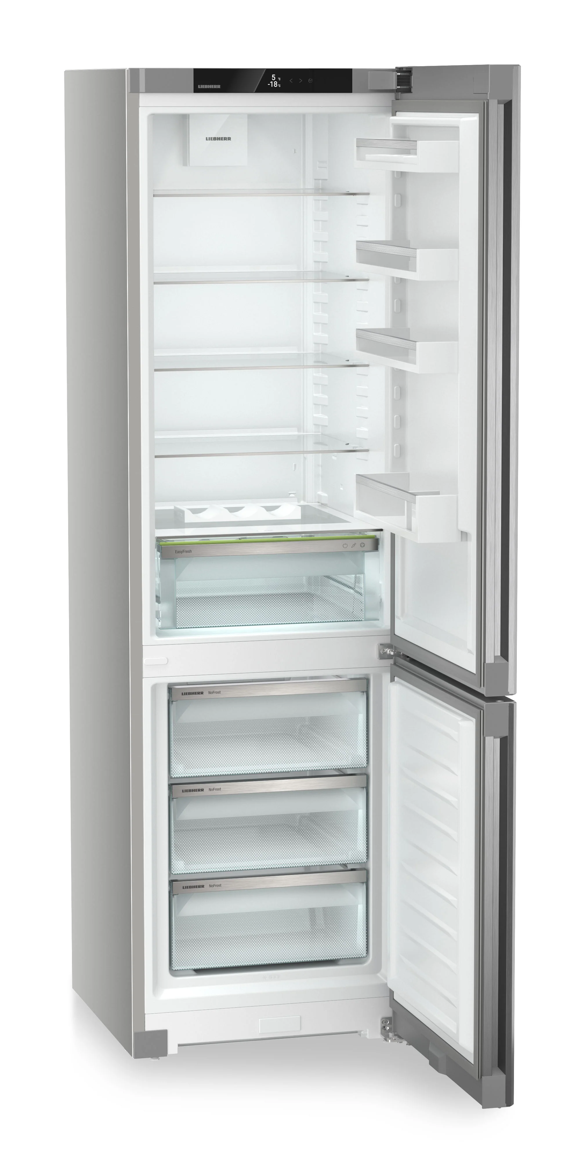 Liebherr Pure CNsfd5703 Freestanding Silver 70/30 Frost Free Fridge Freezer - Image 6