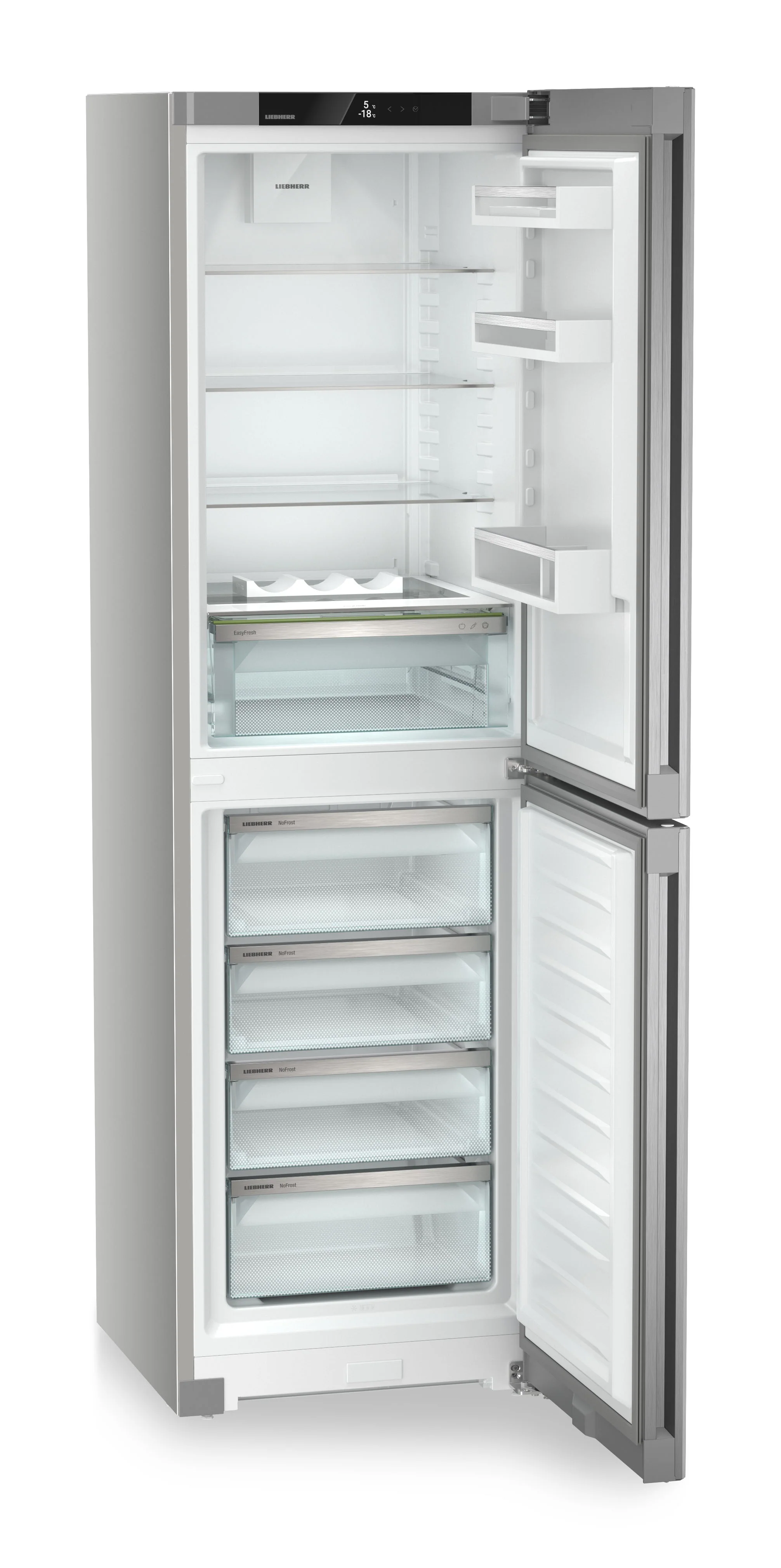 Liebherr Pure CNsfd5704 Freestanding Silver 50/50 Frost Free Fridge Freezer - Image 6