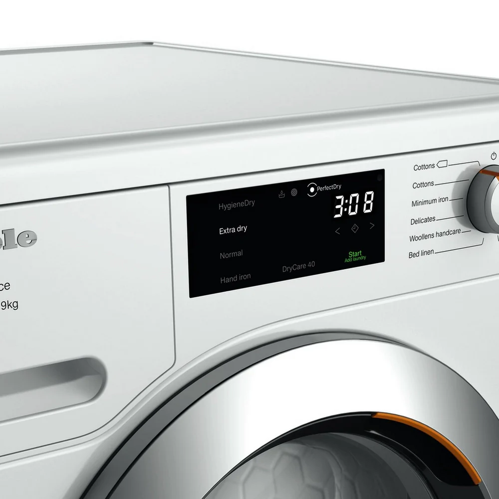 Miele TEH785WP 9kg Heat Pump Tumble Dryer - Image 4