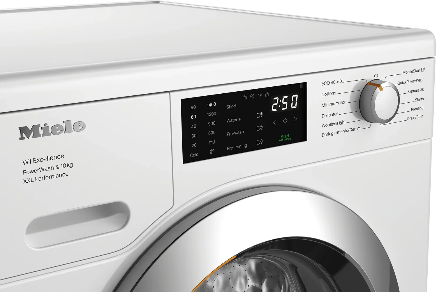 Miele WEK365 10kg 1400rpm Washing Machine - Image 3